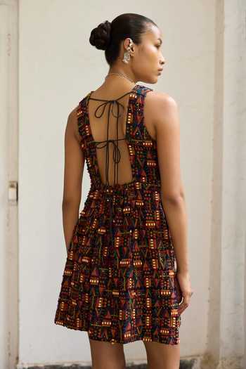 Medha Makeba Hand Embroidered Dress 