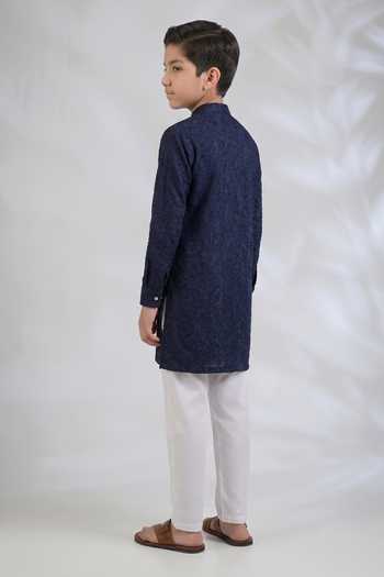 Spring Break Embroidered Kurta Set 