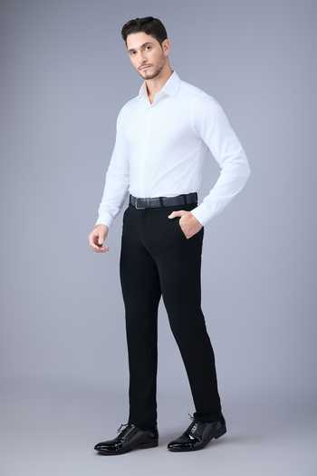 Buy Varoin Marwah White Cotton Oxford Executive Shirt Online at Aza Fashions Buy_Varoin Marwah_White Cotton Oxford Executive Shirt _Online_at_Aza_Fashions