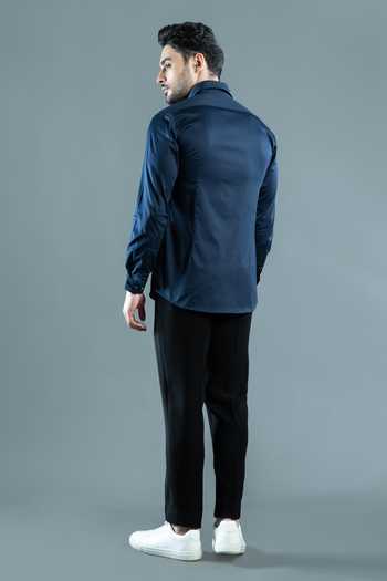 Varoin Marwah Croise Grid Pattern Shirt 