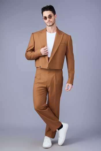 Varoin Marwah Tawny Sovereign Blazer & Pant Set 