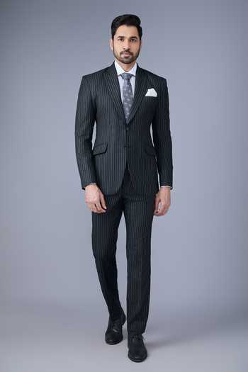 Varoin Marwah Pinstripe Vanguard Suit 