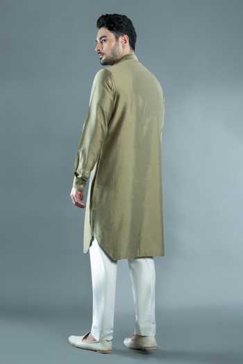 Varoin Marwah Sigil Placement Embroidered Kurta 