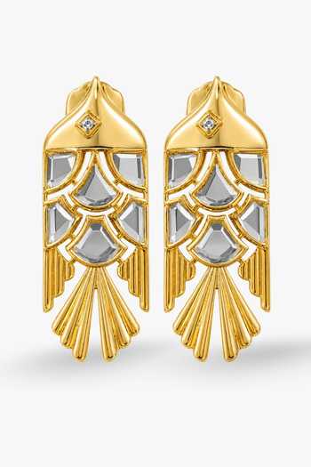 Isharya Palma Mirror Statement Danglers 