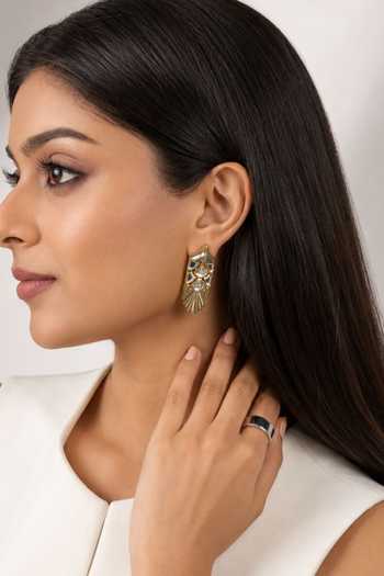 Isharya Palma Mirror Statement Danglers 