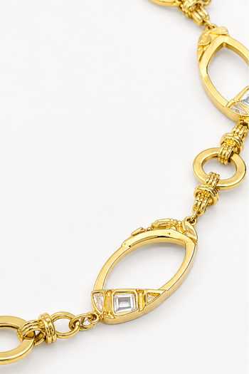 Buy_Isharya_Gold Plated Nova Mirror Choker Necklace _Online_at_Aza_Fashions