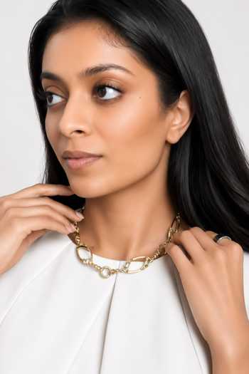 Isharya Nova Mirror Choker Necklace 