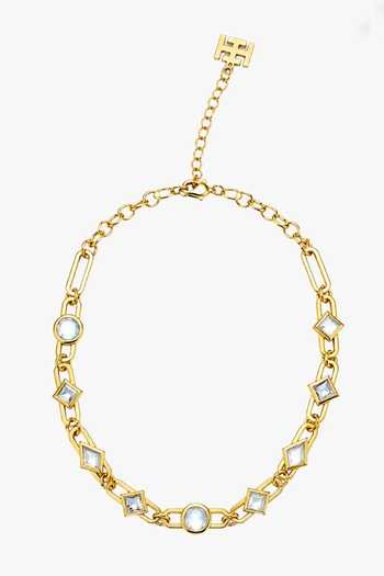 Isharya Cherie Mirror Choker Necklace 