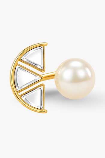Isharya Melon Pearl Mirror Ring 