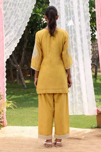 Charu Makkar Michiko Dori Embroidered Short Kurta Set