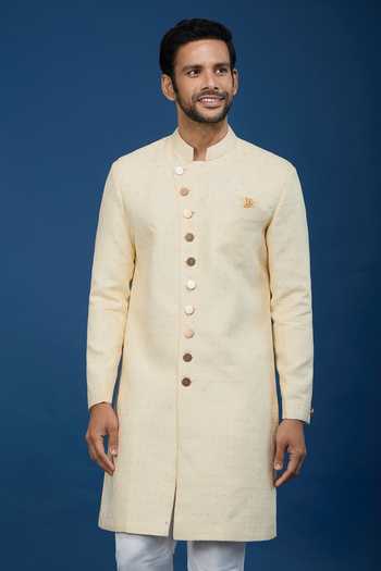Arihant Rai Sinha Sequin Embroidered Sherwani & Pant Set 