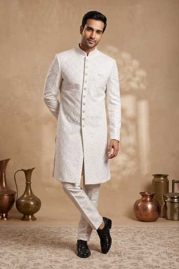 Arihant Rai Sinha Embroidered Sequin Sherwani Set 
