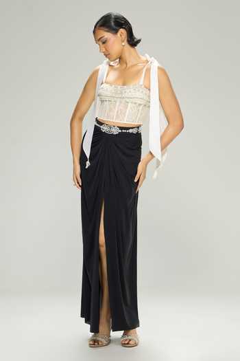 Dilnaz Shirley Draped Skirt 