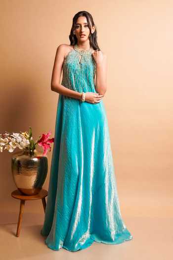 RAYASHA KHAN Elara Hand Embroidered Gown 