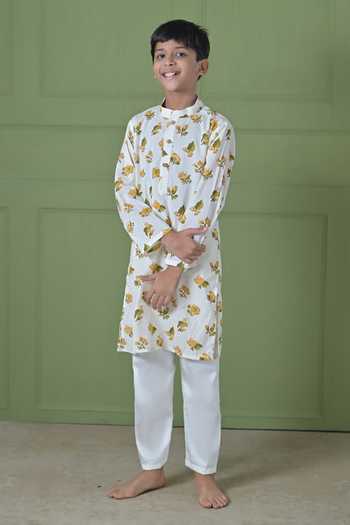 The Plum Bum Floral Print Kurta Set 