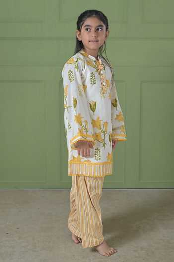 The Plum Bum Lily Kurta Farshi Salwar Set 