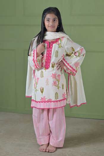 The Plum Bum Lily Kurta Farshi Salwar Set 