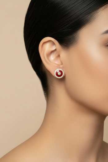 Sica Jewellery Moissanite Polki Lasya Earrings