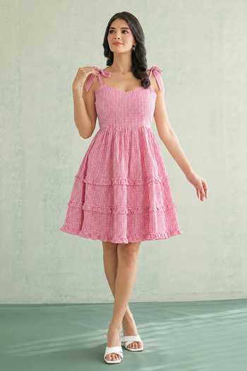 Masoomm Candy Bow Woven Dress