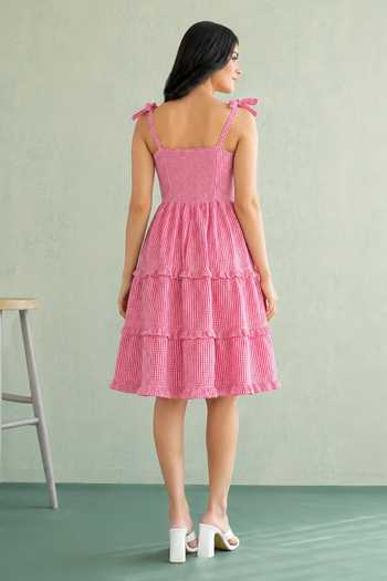 Masoomm Candy Bow Woven Dress