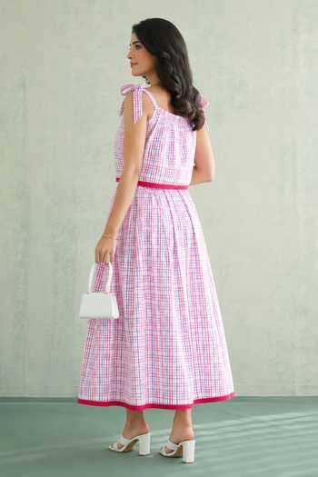 Shop Masoomm Multi Color Cotton Square Neck Cherry Candy Printed Top And Skirt Set Online at Aza Fashions Shop_Masoomm_Multi Color Cotton Square Neck Cherry Candy Printed Top And Skirt Set _Online_at_Aza_Fashions