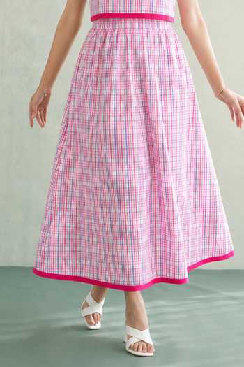 Buy Masoomm Multi Color Cotton Square Neck Cherry Candy Printed Top And Skirt Set Buy_Masoomm_Multi Color Cotton Square Neck Cherry Candy Printed Top And Skirt Set