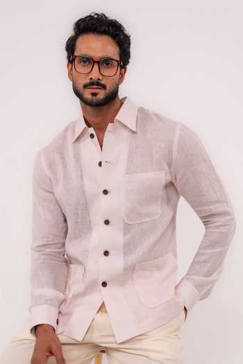 Madhav Agasti Linen Safari Shacket 