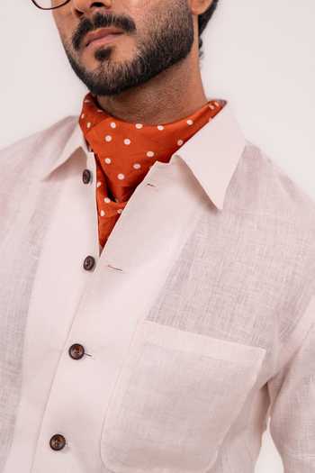 Shop Madhav Agasti Pink Linen Safari Shacket Online at Aza Fashions Shop_Madhav Agasti_Pink Linen Safari Shacket _Online_at_Aza_Fashions