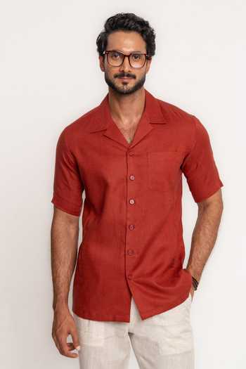 Madhav Agasti Panelled Half Sleeve Shirt 