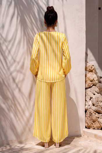 Nautanky Soft Vector Striped Top & Pant Set 
