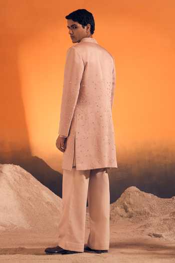 Philocaly Rosh Embroidered Jacket With Kurta