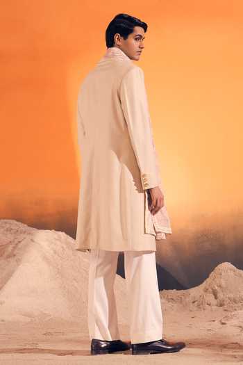 Philocaly Taana Embroidered Sherwani With Stole