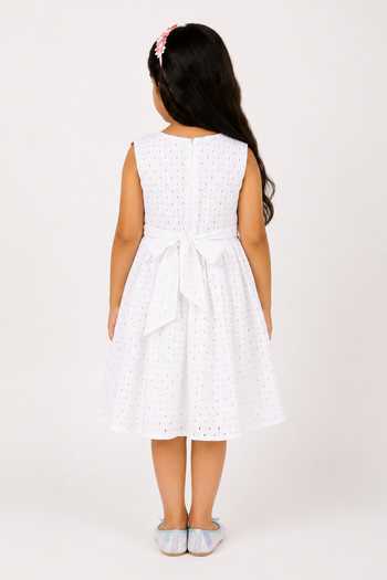 A Little Fable Peach Primrose Dress 