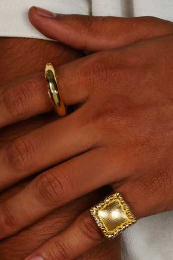 Buy Arvino Gold Dome Ring Online at Aza Fashions Buy_Arvino_Gold Dome Ring _Online_at_Aza_Fashions