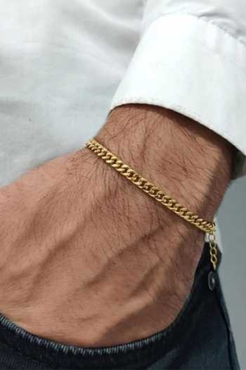 Arvino Raw Edge Chain Bracelet 