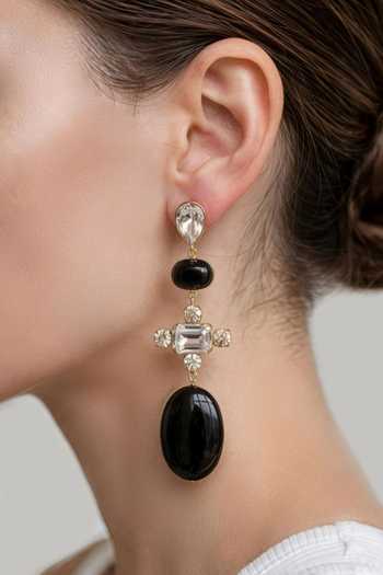 Bblingg Via Swarovski Crystal Cross Earrings 