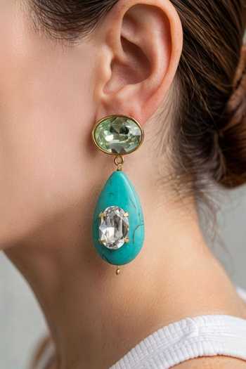 Bblingg Tyla Turquoise Dangler Earrings 