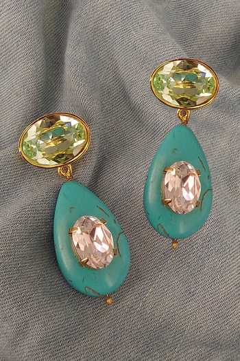 Bblingg Tyla Turquoise Dangler Earrings 