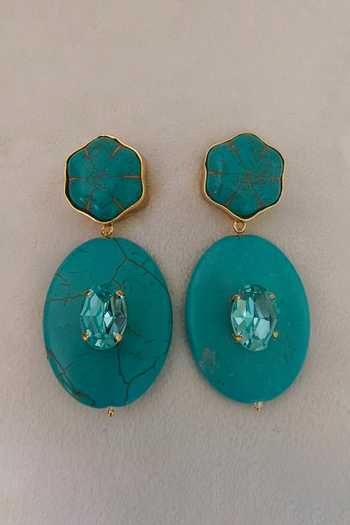 Buy_Bblingg_Blue Aqua Turquoise Dangler Earrings _Online_at_Aza_Fashions