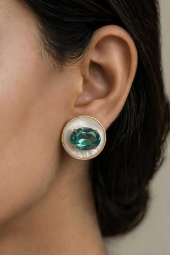 Bblingg Azaia Mother Of Pearl Stud Earrings 