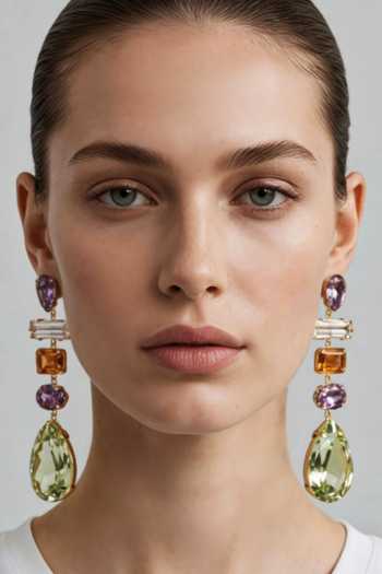 Buy_Bblingg_Multi Color Misha Crystal Dangler Earrings _Online_at_Aza_Fashions
