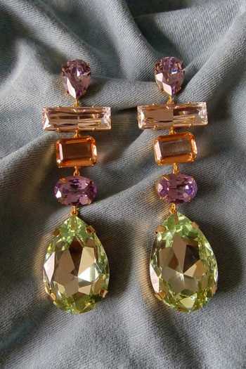 Bblingg Misha Crystal Dangler Earrings 