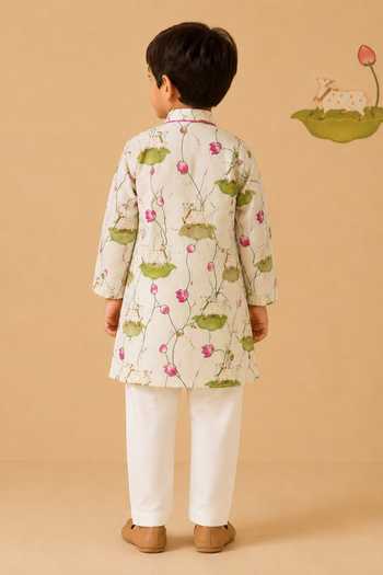 Cute Couture Pichwai Print Kurta Set 