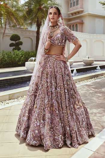 Roqa Etoile Divine Embroidered Bridal Lehenga Set