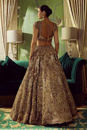 Roqa Celestial Opulence Embroidered Bridal Lehenga Set
