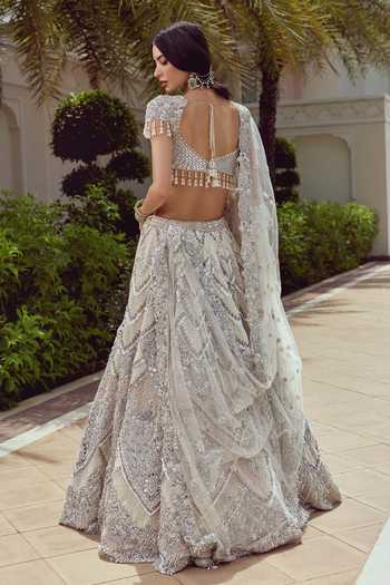 Roqa Lumiere Imperial Embroidered Bridal Lehenga Set 