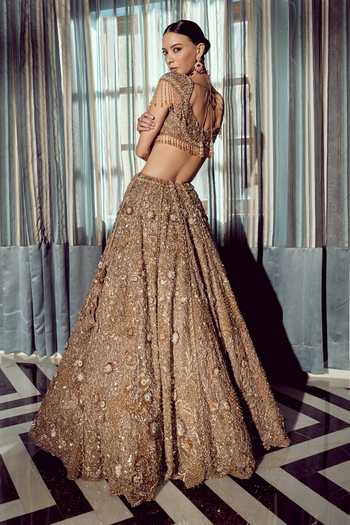 Roqa Aureate Royale Embroidered Bridal Lehenga Set