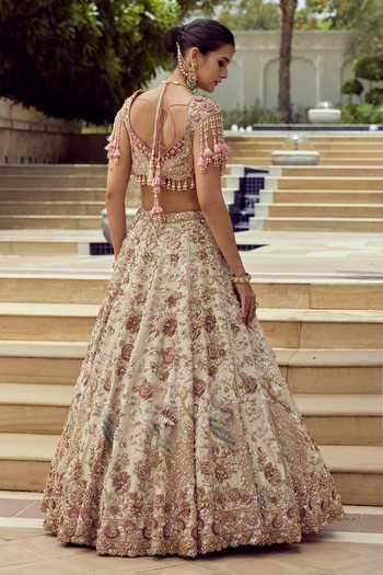 Roqa Oiseau Divoire Embroidered Bridal Lehenga Set