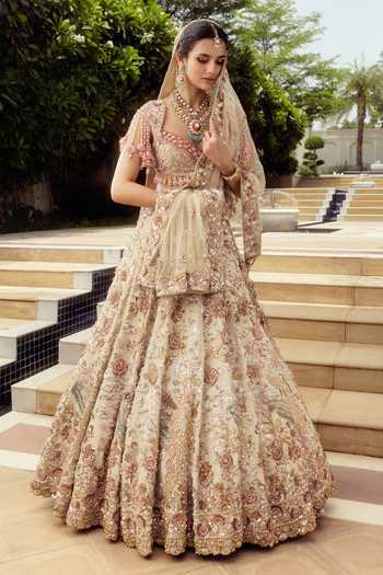 Roqa Oiseau Divoire Embroidered Bridal Lehenga Set
