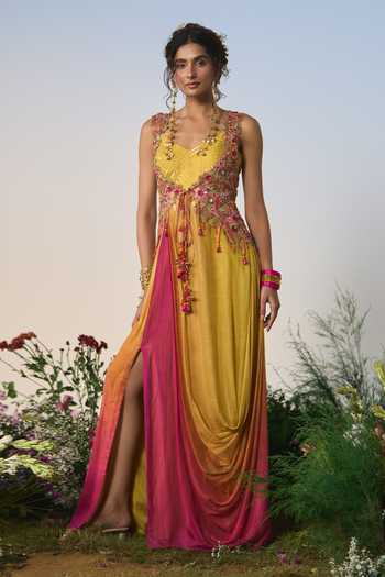 Shashank Arya Resham Applique Work Jacket